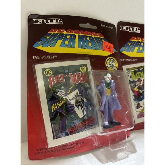 DC Comics Super Heroes Batman The Joker And The Penguin (1990) figure (New)Rare - Picture 2 of 3